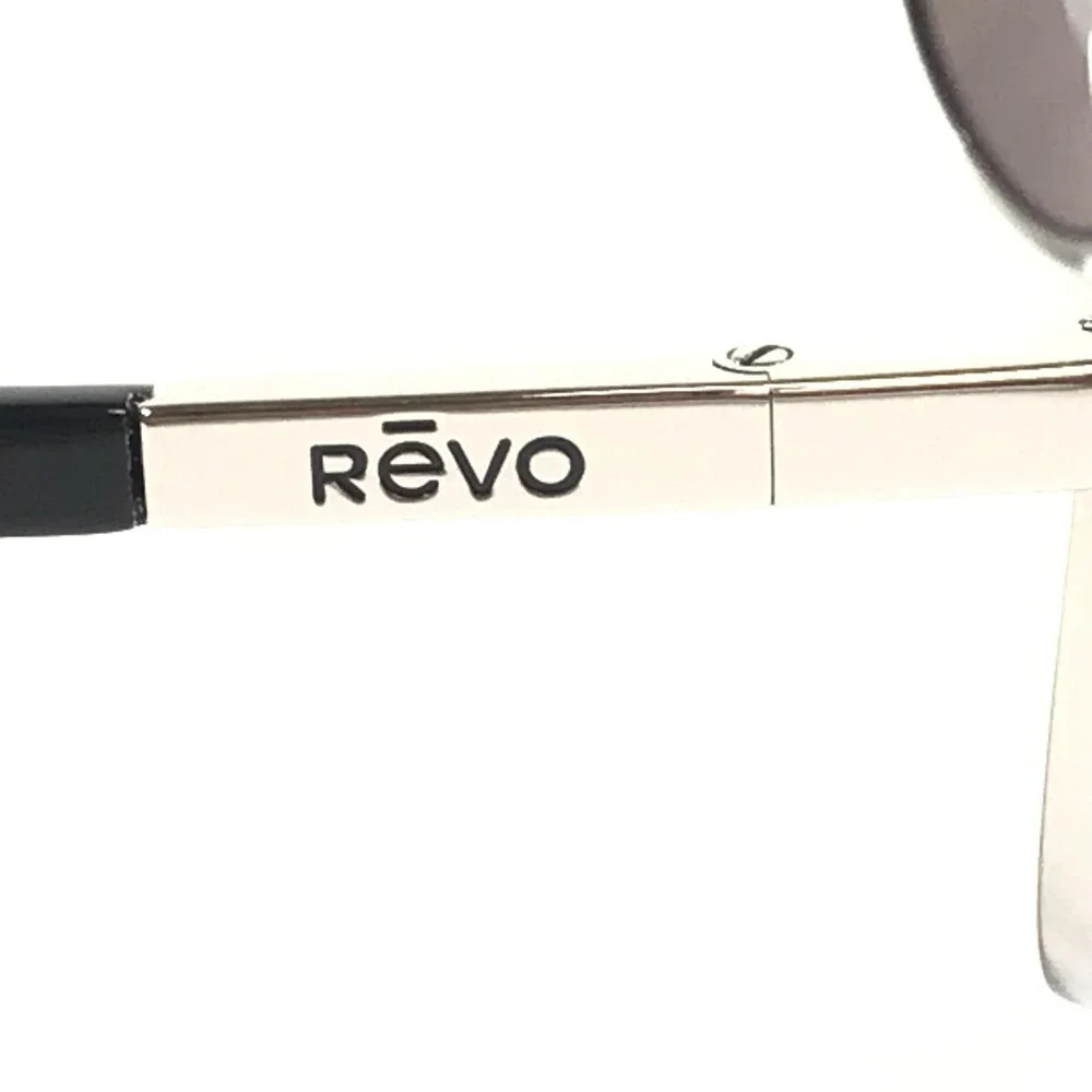 Revo Sunglasses CONRAD RE1106 00 Silver Aviators w/ Blue Polarized Mirror Lenses